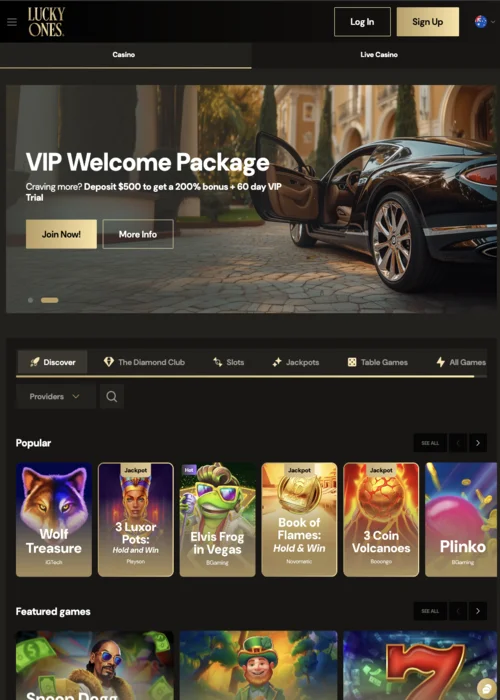 Games Lucky Ones Casino<
